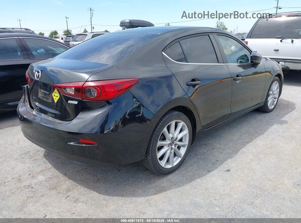 JM1BN1V70H1103642 2017 MAZDA 3 Black Հետևի աջ