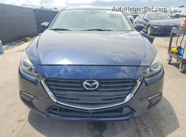 JM1BN1V77H1108319 2017 MAZDA 3 Синий Вид спереди