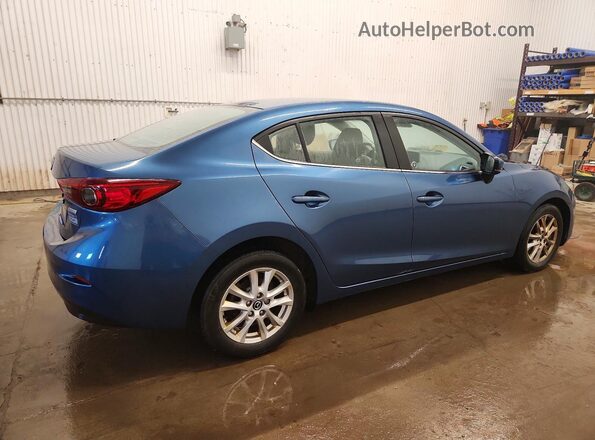JM1BN1V78J1161908 2018 MAZDA 3 Синий Задняя правая четверть