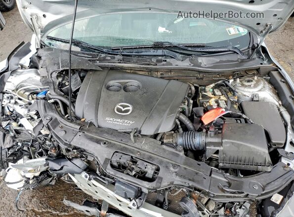 JM1BN1W33H1126263 2017 MAZDA 3 Silver უკანა სალონის ხედი