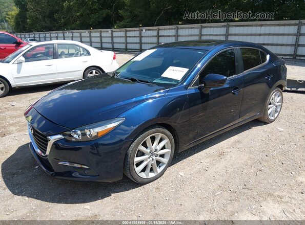 JM1BN1W38H1116151 2017 MAZDA 3 Blue წინა მარცხენა ხედი სამი მეოთხედიდან