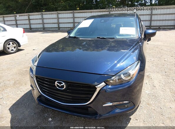 JM1BN1W38H1116151 2017 MAZDA 3 Blue უკანა სალონის ხედი