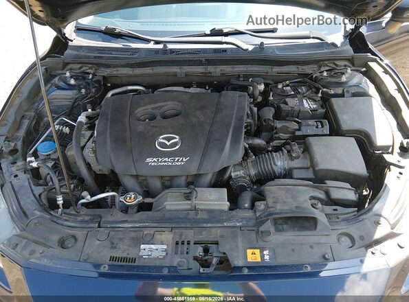 JM1BN1W38H1116151 2017 MAZDA 3 Blue უკანა ხედი