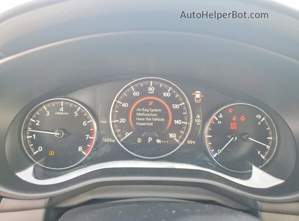 JM1BPAAL0T1860952 2026 MAZDA 3 White Вид щитка приладів