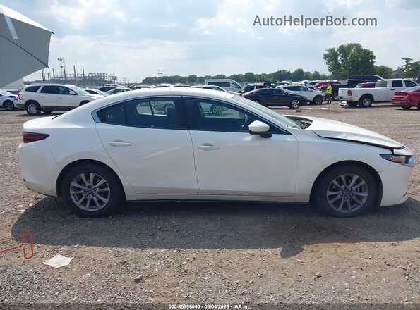 JM1BPAAL1M1343676 2021 MAZDA 3 White უკანა სალონის ხედი