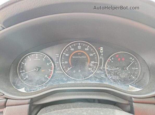 JM1BPAAL5M1328033 2021 MAZDA 3 Белый Вид щитка приборов