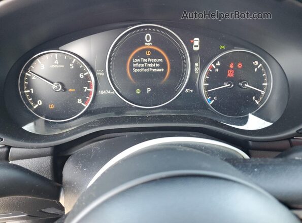JM1BPAAM0S1781532 2025 MAZDA 3 Black Instrument cluster view