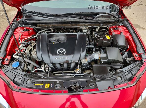 JM1BPAB75M1301867 2021 MAZDA 3 Red Вид задньої частини салону