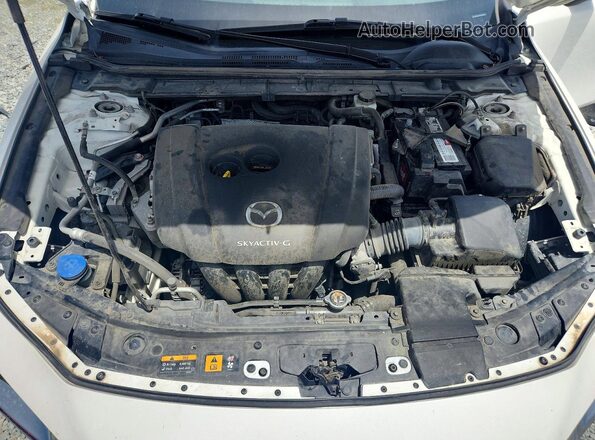 JM1BPABL4M1330662 2021 MAZDA 3 White უკანა სალონის ხედი