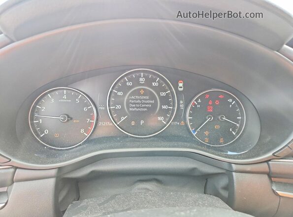 JM1BPABM0S1762901 2025 MAZDA 3 Black Вид щитка приладів