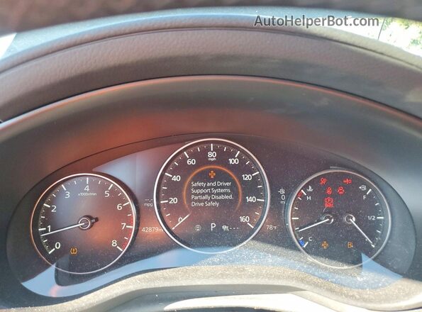 JM1BPACL2M1308268 2021 MAZDA 3 Black Widok zestawu wskaźników