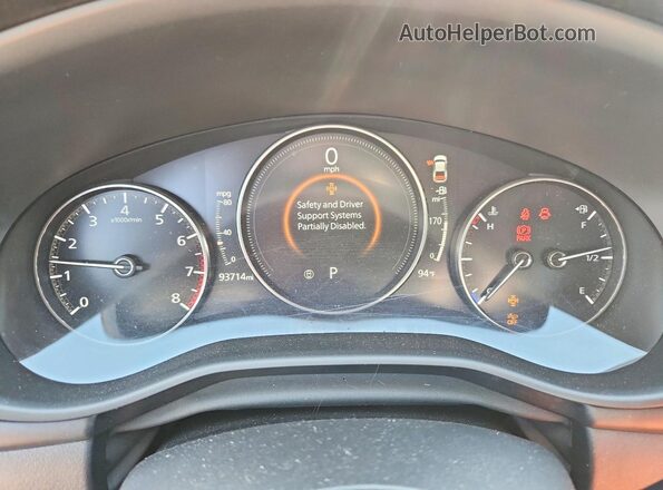 JM1BPACL3L1170707 2020 MAZDA 3 Blue ხელსაწყოთა პანელის ხედი