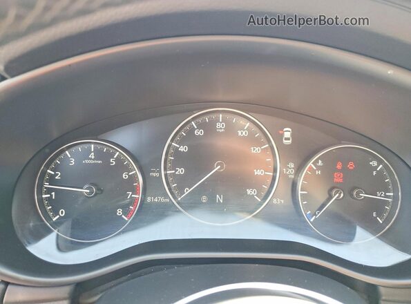 JM1BPACL3N1506469 2022 MAZDA 3 Gray Вид щитка приладів