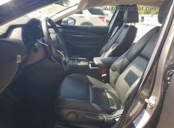 JM1BPACL5L1169851 2020 MAZDA 3 Charcoal Widok wnętrza z przodu