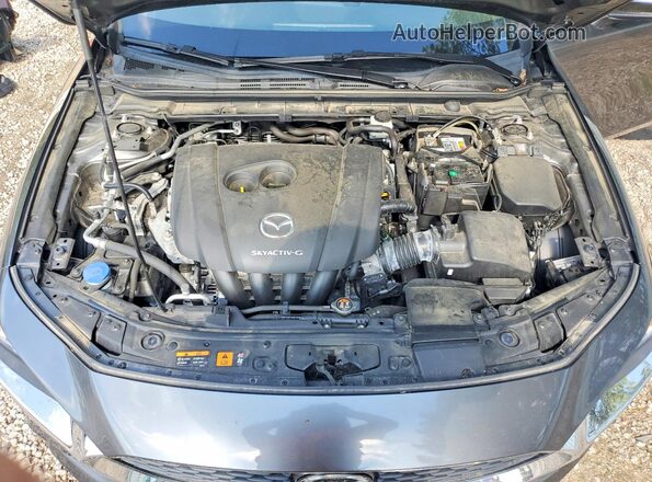 JM1BPACL5L1169851 2020 MAZDA 3 Charcoal Widok wnętrza z tyłu