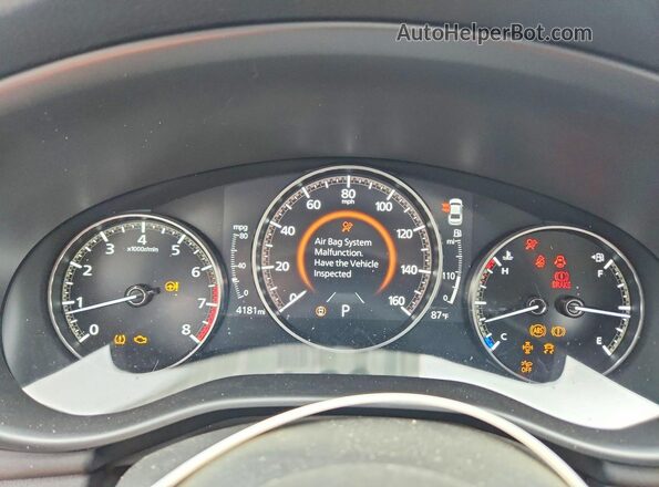 JM1BPACL9T1862535 2026 MAZDA 3 Black ხელსაწყოთა პანელის ხედი