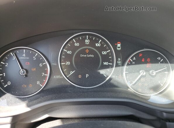 JM1BPACM3S1779139 2025 MAZDA 3 White Widok zestawu wskaźników