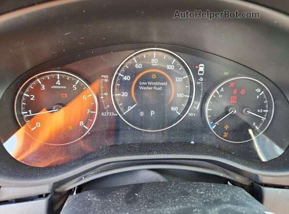 JM1BPAJL9M1318816 2021 MAZDA 3 Blue Widok zestawu wskaźników