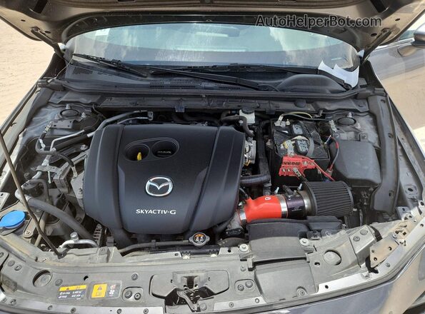 JM1BPAJM9K1138497 2019 MAZDA 3 Серый Вид задней части салона
