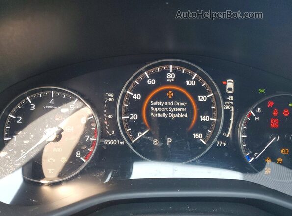 JM1BPAKL0M1308464 2021 MAZDA 3 Gray Widok zestawu wskaźników