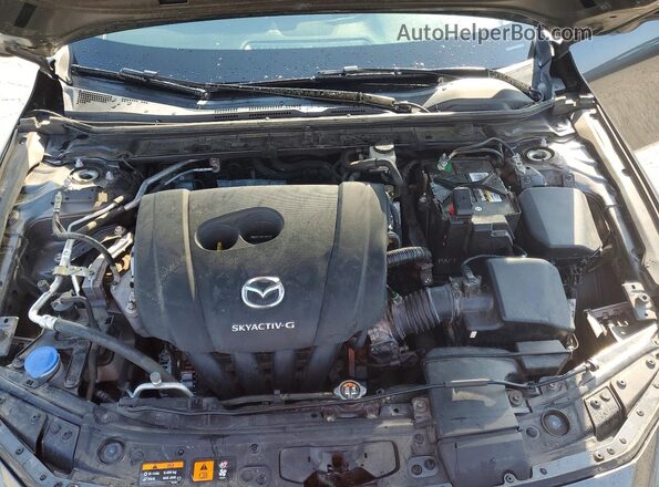 JM1BPAKL0M1308464 2021 MAZDA 3 Gray Widok wnętrza z tyłu