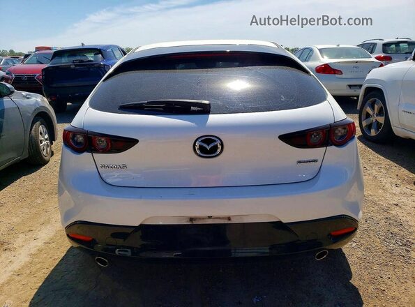 JM1BPAKL5M1400458 2021 MAZDA 3 White Вид ззаду
