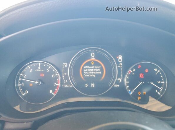 JM1BPAKLXM1336997 2021 MAZDA 3 White Սարքավորումների վահանակի տեսք