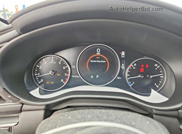 JM1BPAKM5S1761100 2025 MAZDA 3 Gray ხელსაწყოთა პანელის ხედი