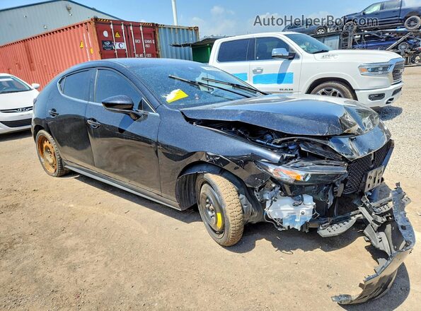 JM1BPALL7M1312381 2021 MAZDA 3 Черный Передняя правая четверть