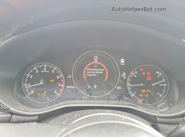JM1BPALL8N1501493 2022 MAZDA 3 Blue ხელსაწყოთა პანელის ხედი
