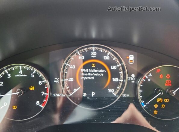 JM1BPALLXM1404360 2021 MAZDA 3 Blue Vista del cuadro de instrumentos