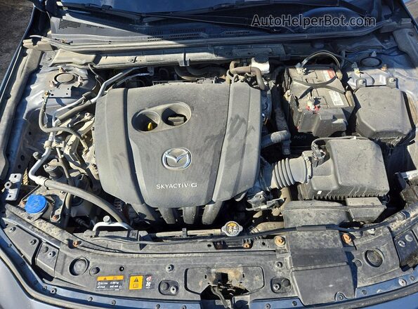 JM1BPALM3K1146477 2019 MAZDA 3 Gray Widok wnętrza z tyłu