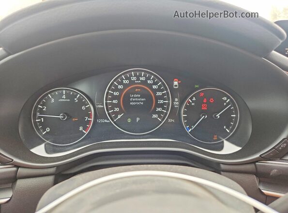 JM1BPALM3S1796720 2025 MAZDA 3 Gray Vista del cuadro de instrumentos