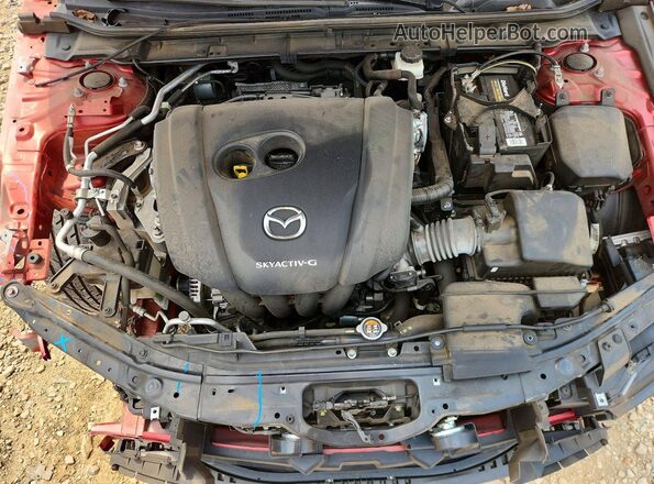 JM1BPALM4L1161653 2020 MAZDA 3 Maroon Vista interior trasera