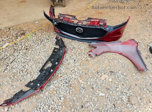 JM1BPALM4L1161653 2020 MAZDA 3 Maroon Vista del compartimento del motor