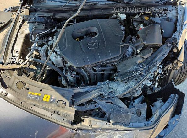 JM1BPALM5P1610456 2023 MAZDA 3 Серый Вид задней части салона