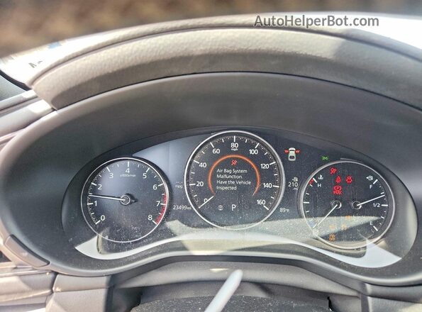 JM1BPALM9P1600190 2023 MAZDA 3 Gray Widok zestawu wskaźników