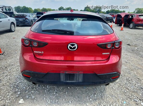 JM1BPAML7M1338834 2021 MAZDA 3 Красный Вид сзади