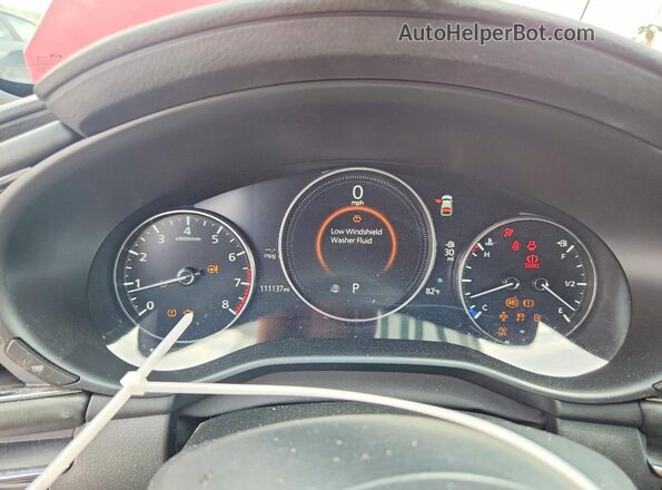 JM1BPAML7M1338834 2021 MAZDA 3 Красный Вид щитка приборов