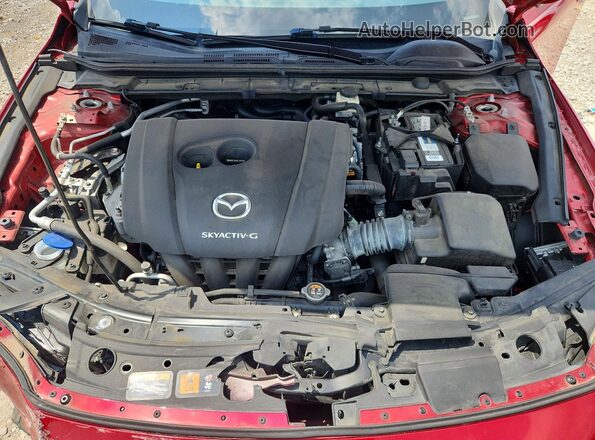 JM1BPAML7M1338834 2021 MAZDA 3 Красный Вид задней части салона