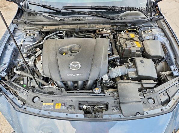 JM1BPAML7N1522284 2022 MAZDA 3 Blue უკანა სალონის ხედი