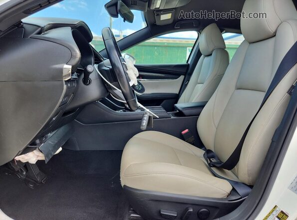 JM1BPAMM3K1140158 2019 MAZDA 3 White Սալոնի դիմացի տեսք