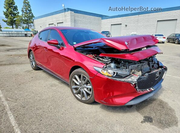 JM1BPAMM4K1119710 2019 MAZDA 3 Красный Передняя правая четверть