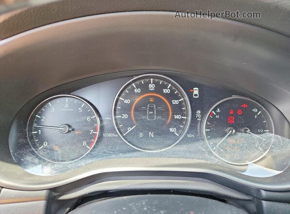 JM1BPAMM5K1142106 2019 MAZDA 3 Red Սարքավորումների վահանակի տեսք