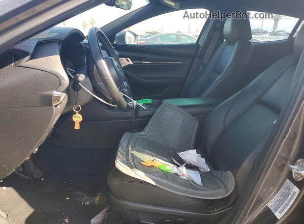 JM1BPAMM7L1158518 2020 MAZDA 3 Charcoal Вид салону спереду