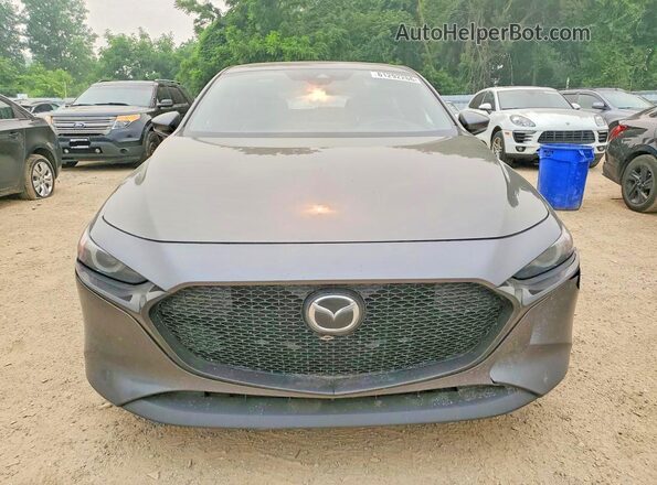 JM1BPAMMXK1146099 2019 MAZDA 3 Gray წინა ხედი