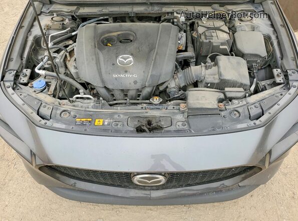 JM1BPAMMXK1146099 2019 MAZDA 3 Gray უკანა სალონის ხედი