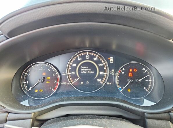 JM1BPANM3L1163441 2020 MAZDA 3 Blue Սարքավորումների վահանակի տեսք