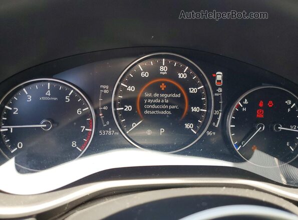 JM1BPBCL4M1345795 2021 MAZDA 3 Синий Вид щитка приборов