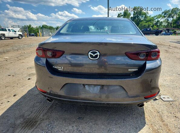 JM1BPBCL7M1330546 2021 MAZDA 3 Gray Rear view